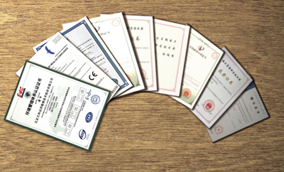 ISO9001 International Quality Management System Certificate, CE Certificate, and ISO14001 Environmental Management System Certificate, etc